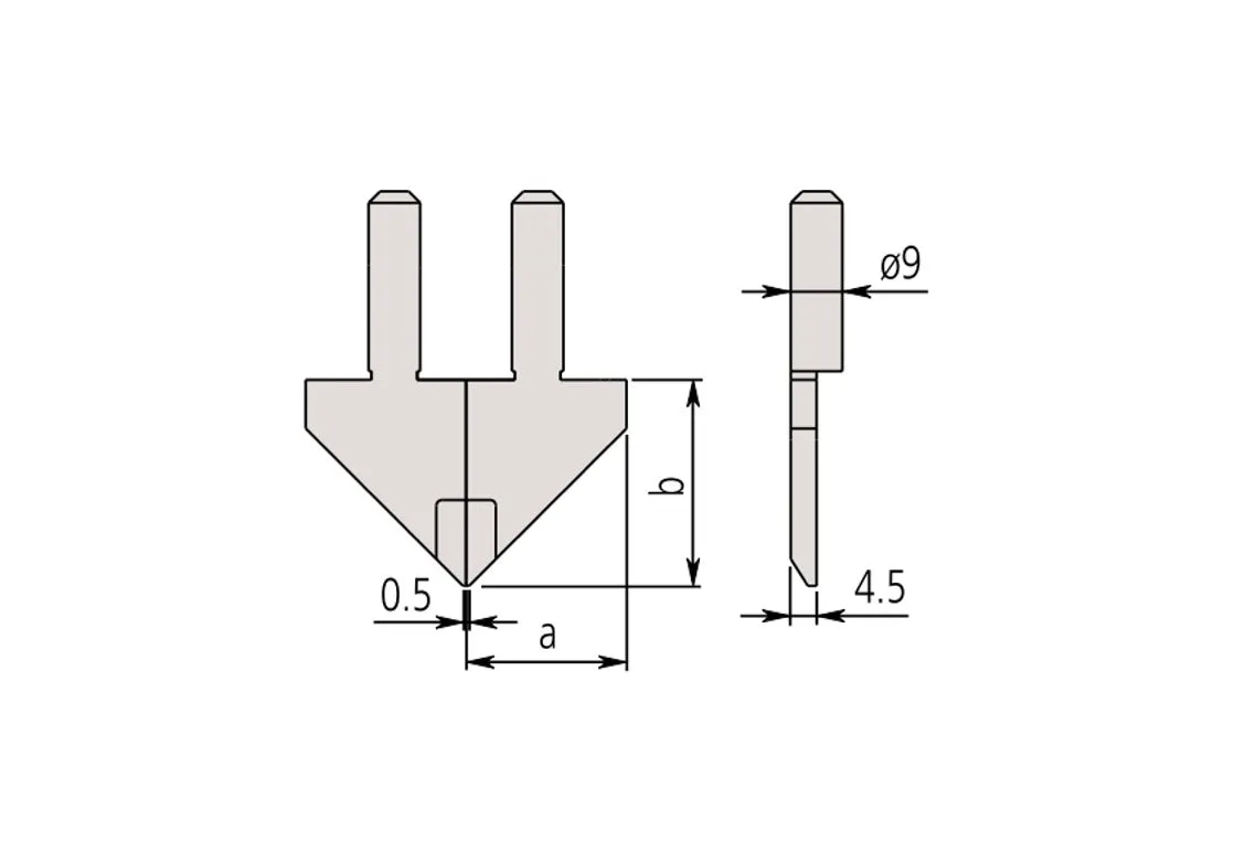 07CZA056 Mitutoyo Standard Jaw for 552-Series Caliper