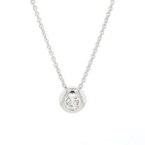 10547 Diamond Pendant Necklace in 18k Gold 0.240ct.tw