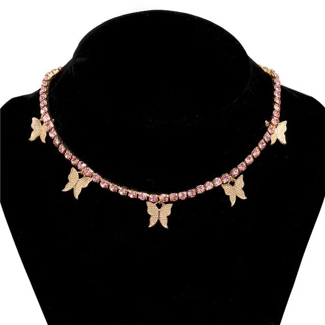 17KM New Multilayer Cross Gold Pendant Necklaces For Women Punk Letter Choker Necklace 2020 Fashion Words Jewelry Party Gift