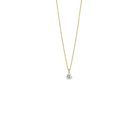 18K Gold Baby Diamond Necklace