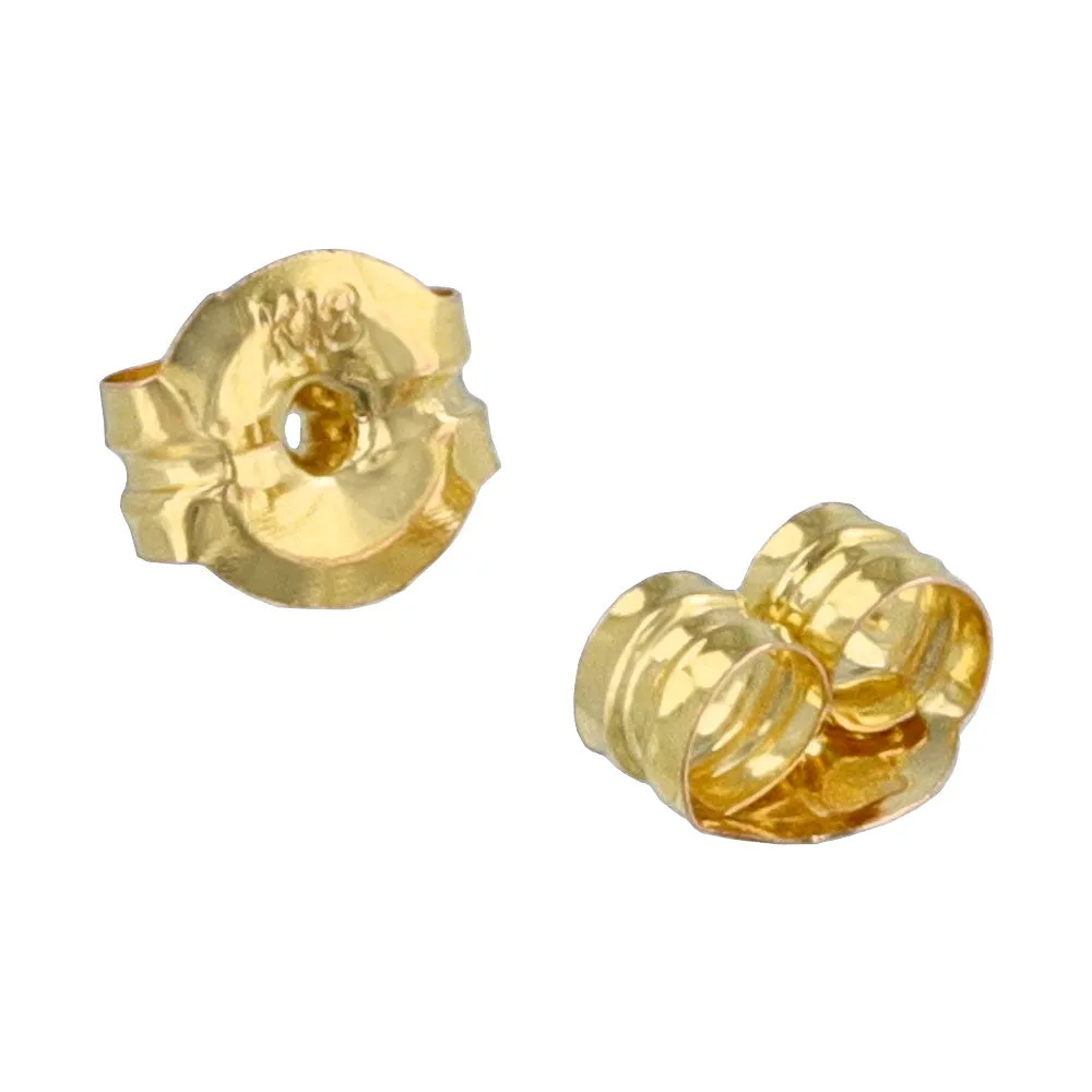 18K Gold Earring Nuts