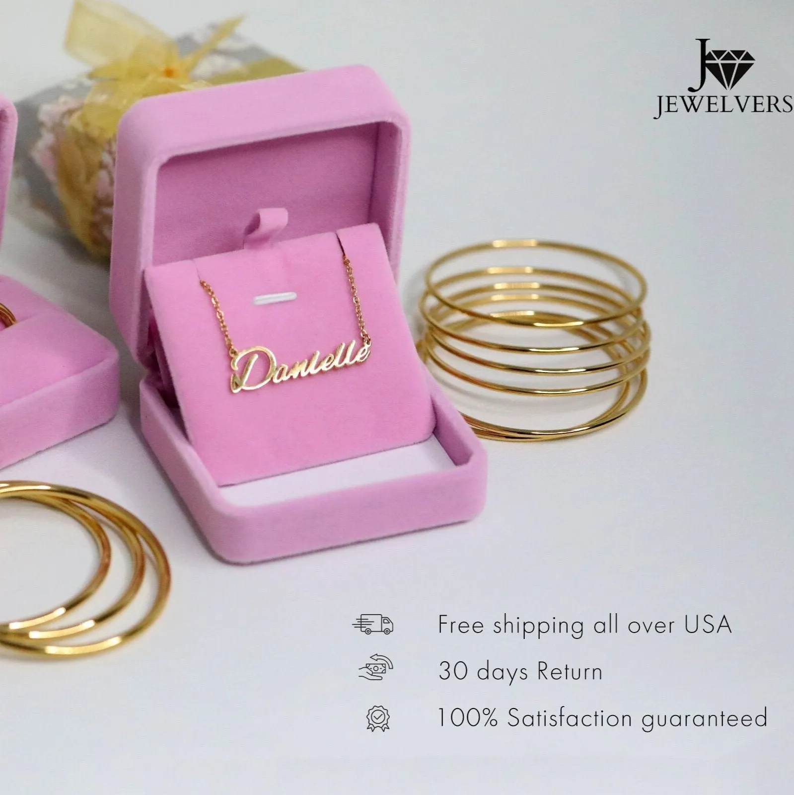 18K Gold-Filled Rectangle Twist Hoop Earrings
