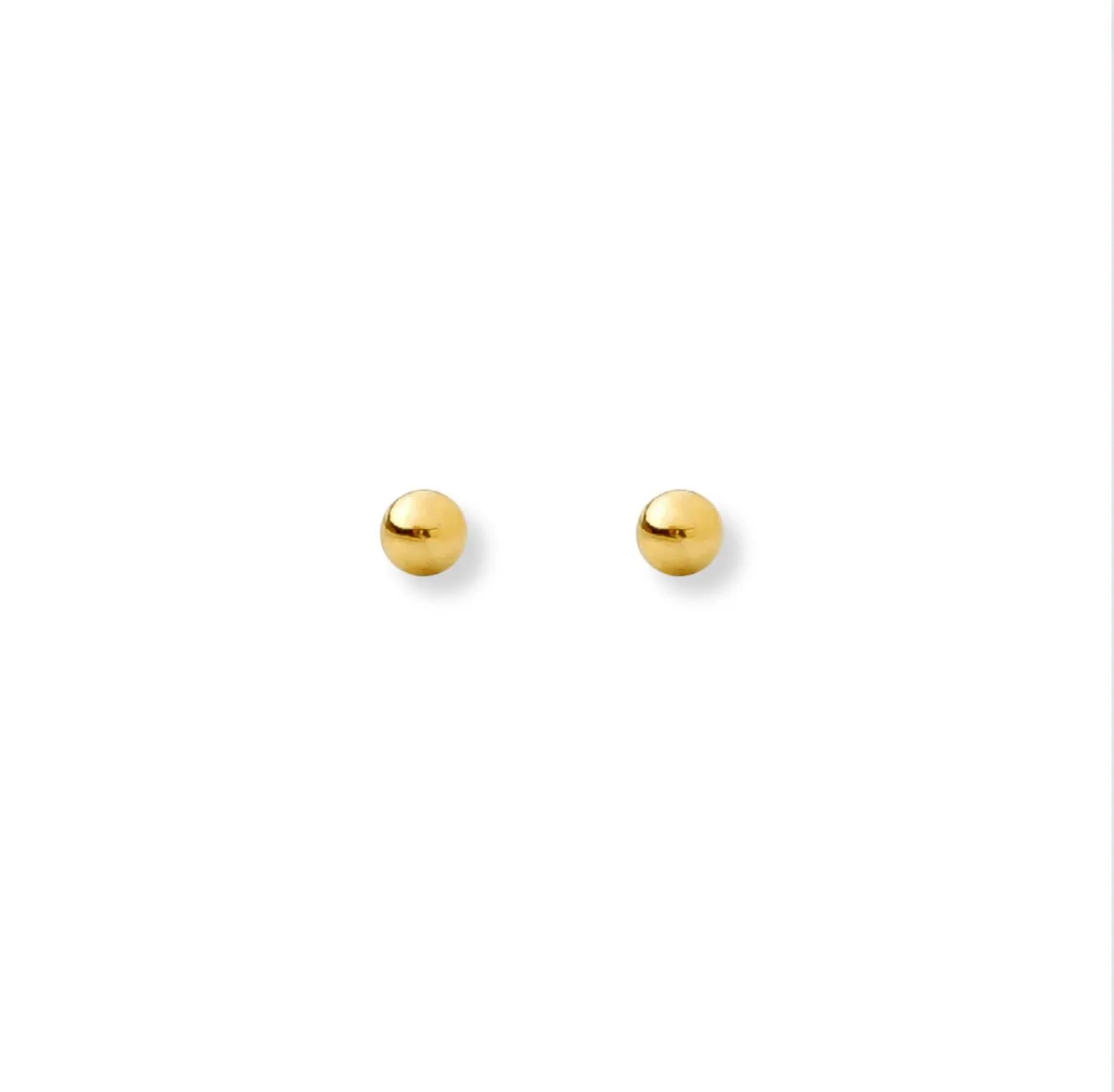 2mm Tiny Ball Stud Earrings