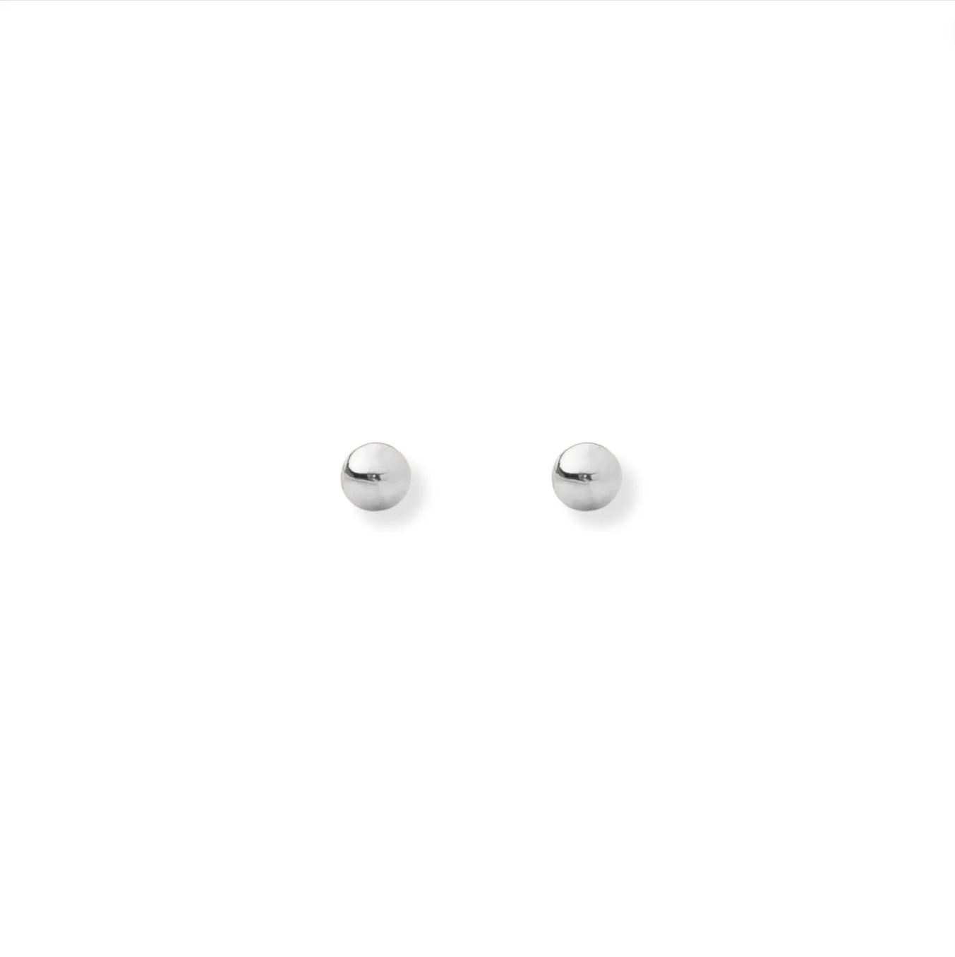 2mm Tiny Ball Stud Earrings