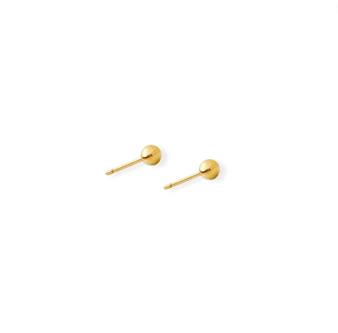 2mm Tiny Ball Stud Earrings