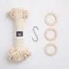 3 Sisters Macrame Plant Hanger DIY Kit - Grey