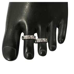 925 Sterling Silver Oxidized Toe-rings - Design #07