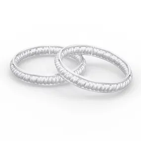 92.5 Sterling Silver Twisted Wire Toe Ring