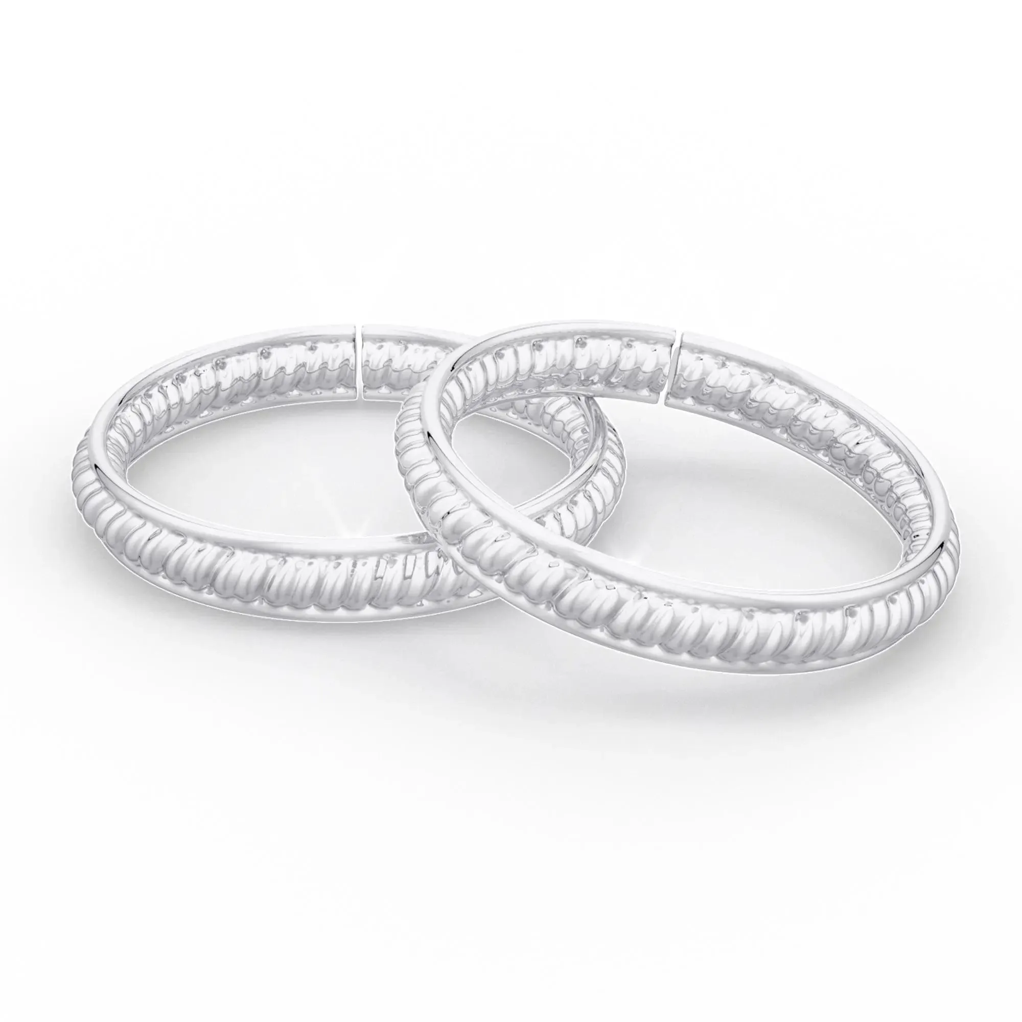 92.5 Sterling Silver Twisted Wire Toe Ring