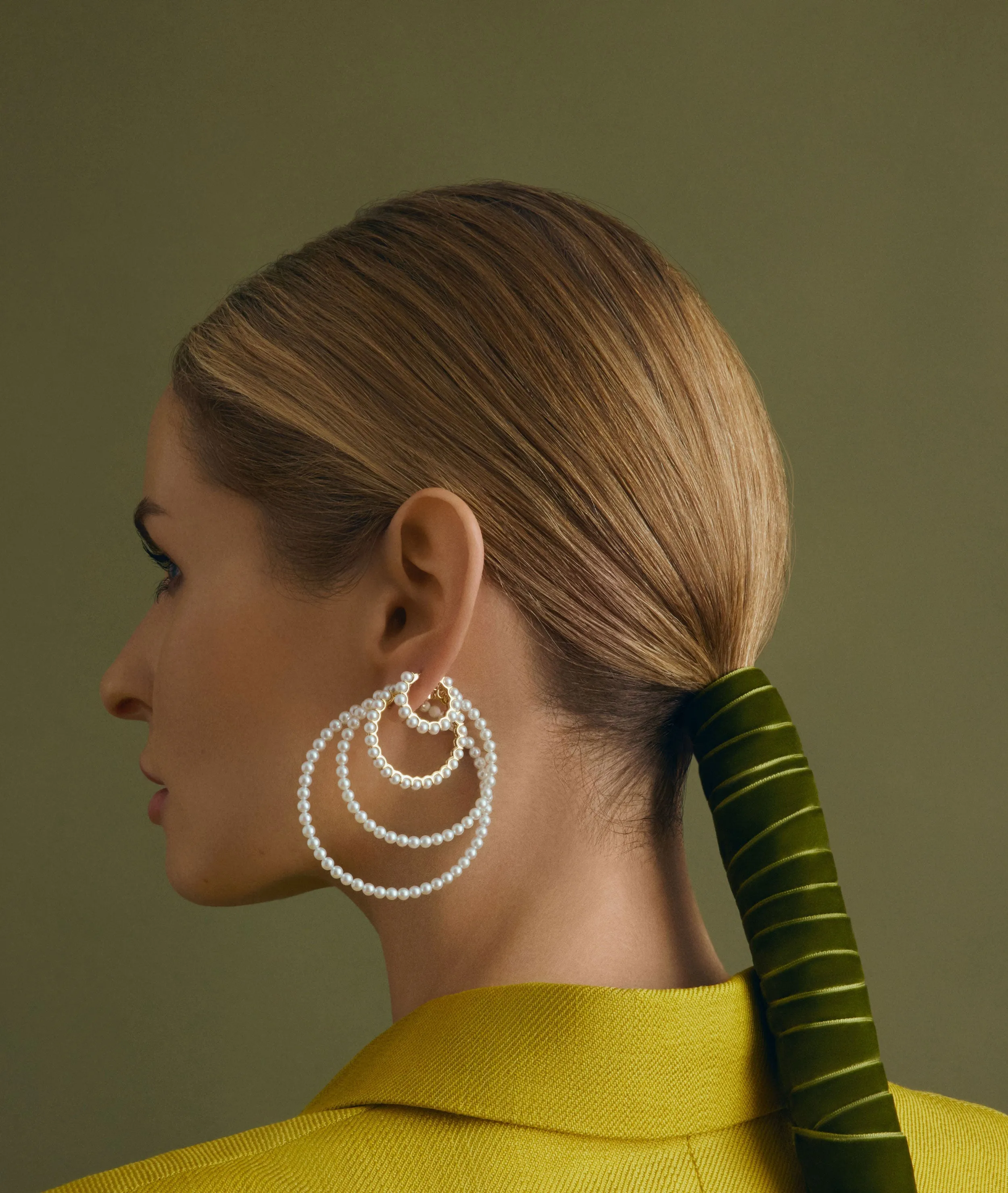 Akoya Hoop Earrings - 2.25in