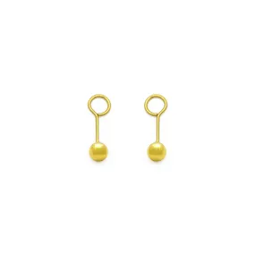 Ball Twistable Earring (24K)