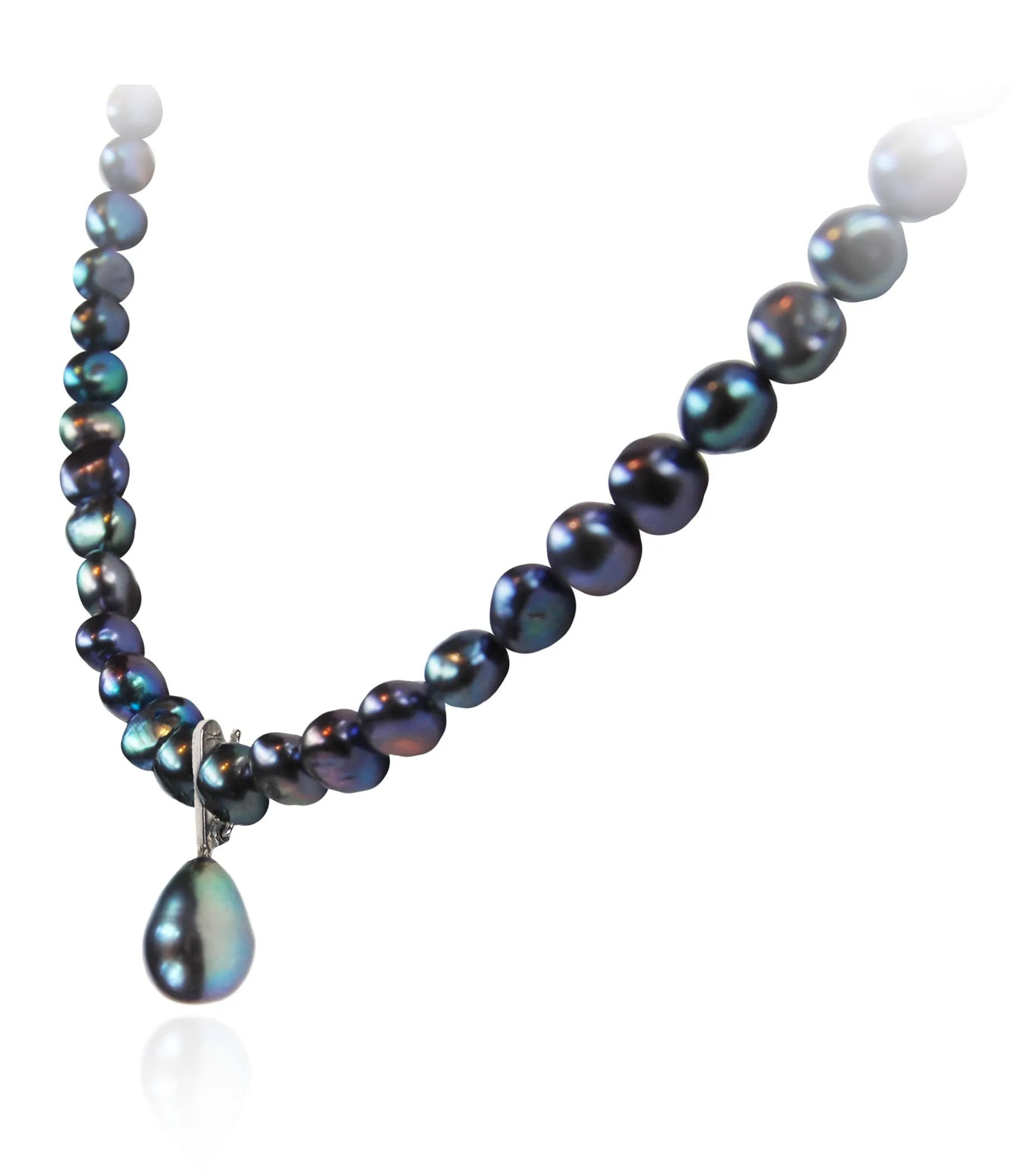 Black Freshwater Pearl 'Build Your Own' Drop