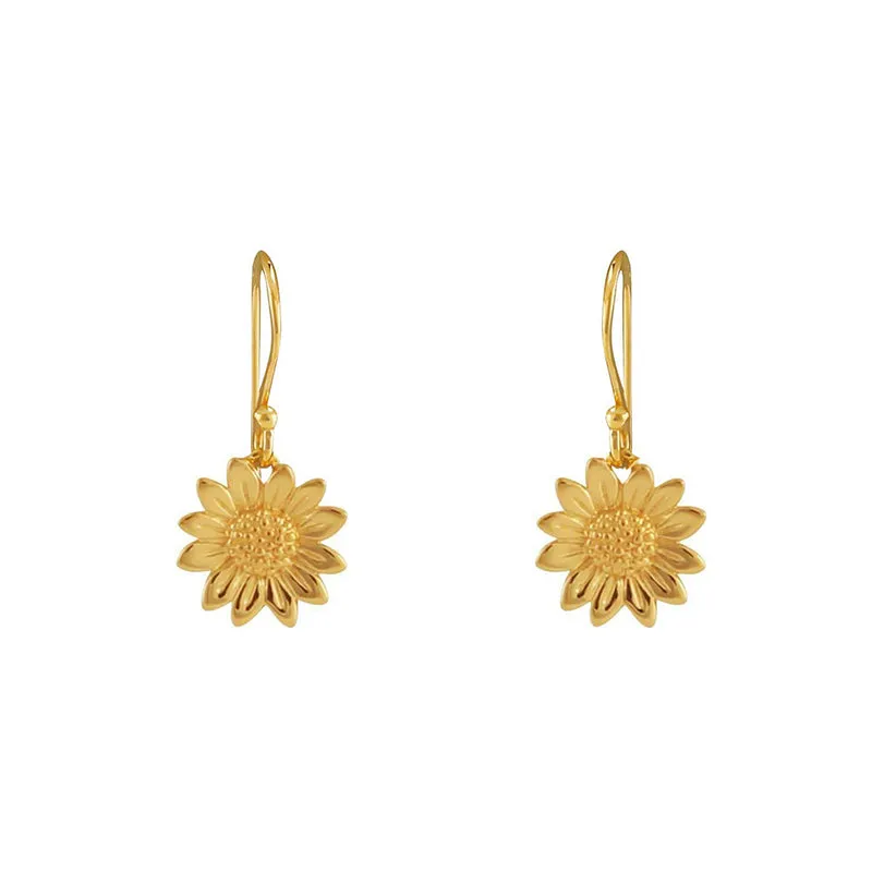 BLOSSOMING SUNFLOWER EARRINGS
