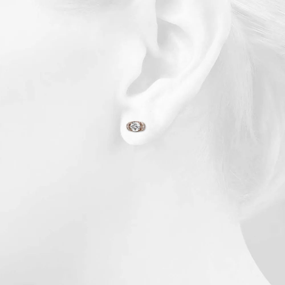 Boxed Tiara Crystal Earrings Embellished with SWAROVSKI Crystals