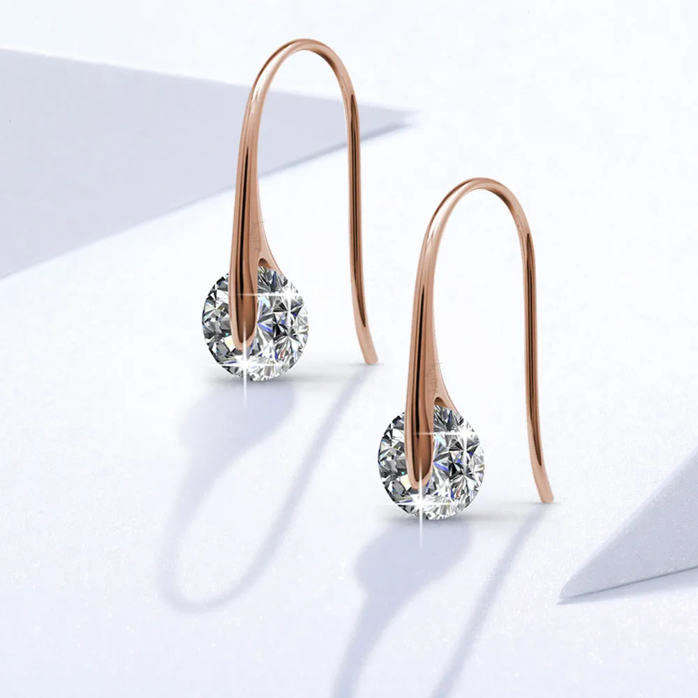 Boxed Tiara Crystal Earrings Embellished with SWAROVSKI Crystals