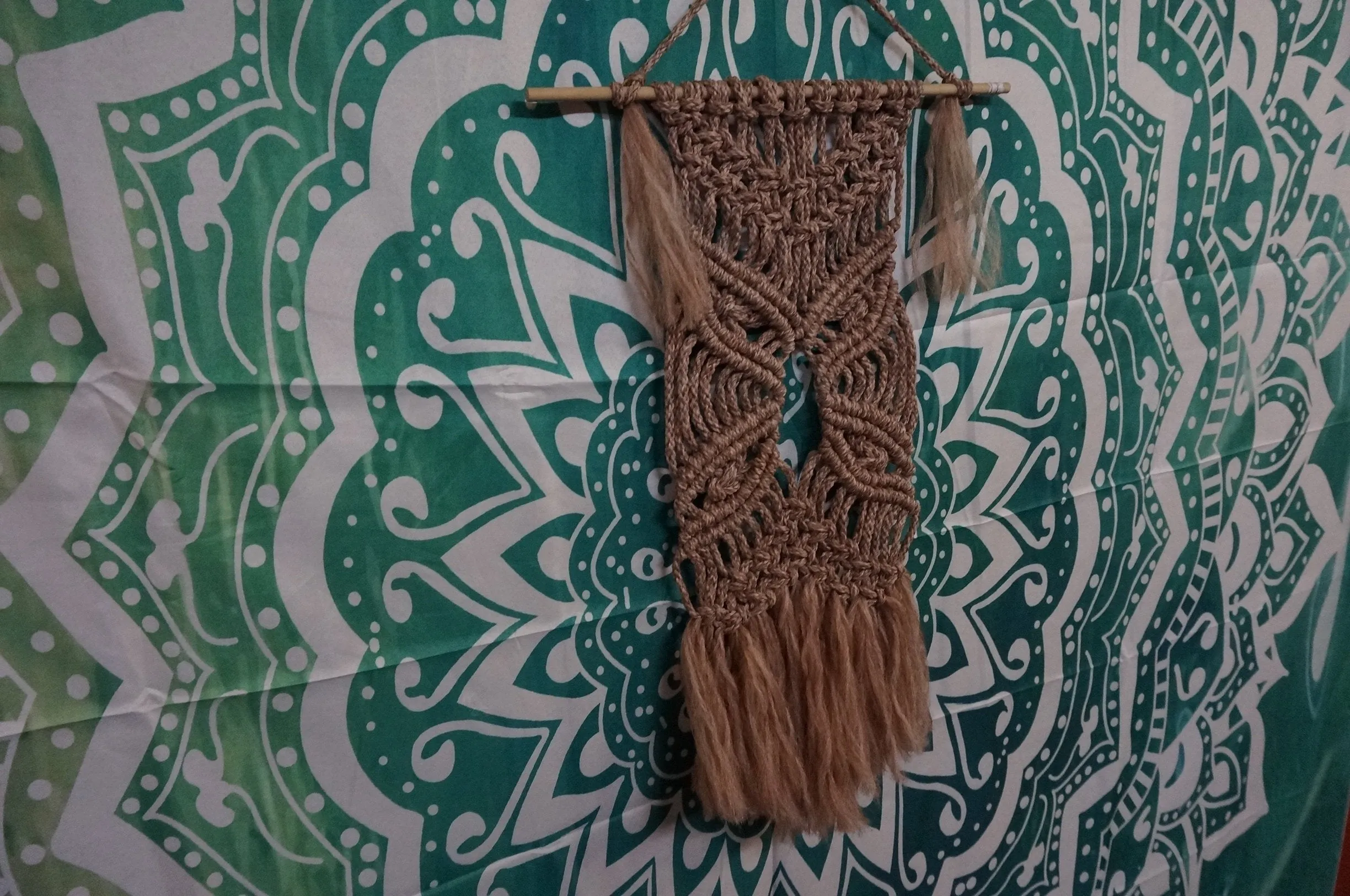 Brown Macrame Wall Hanger - Caliculturesmokeshop.com