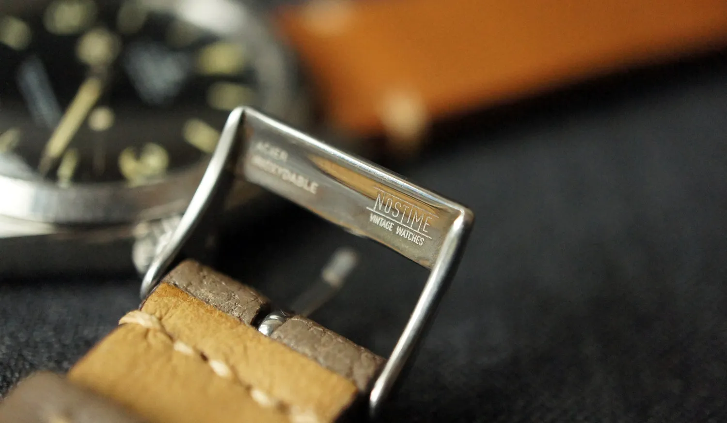 CAMEL TAN TEXTURED GOAT CUSTOM MADE STRAP