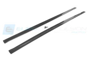 CARBON FIBER "FLAT STYLE" SIDE SKIRT EXTENSION (ALFA ROMEO GIULIA 2.0L)