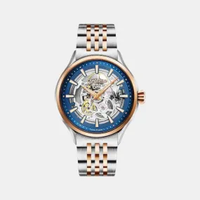 Competence Skeleton Men Analog Stainless Steel Automatic Watch 101663 47 45 10N