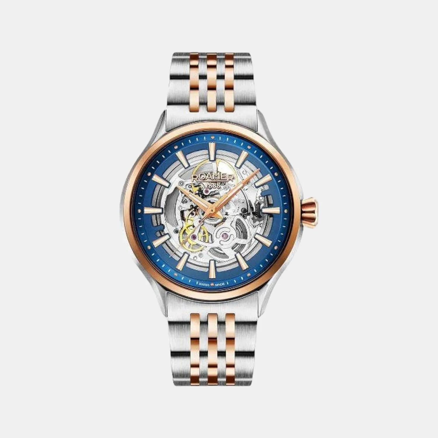 Competence Skeleton Men Analog Stainless Steel Automatic Watch 101663 47 45 10N