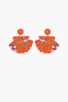 Coral Crush Drop Earrings