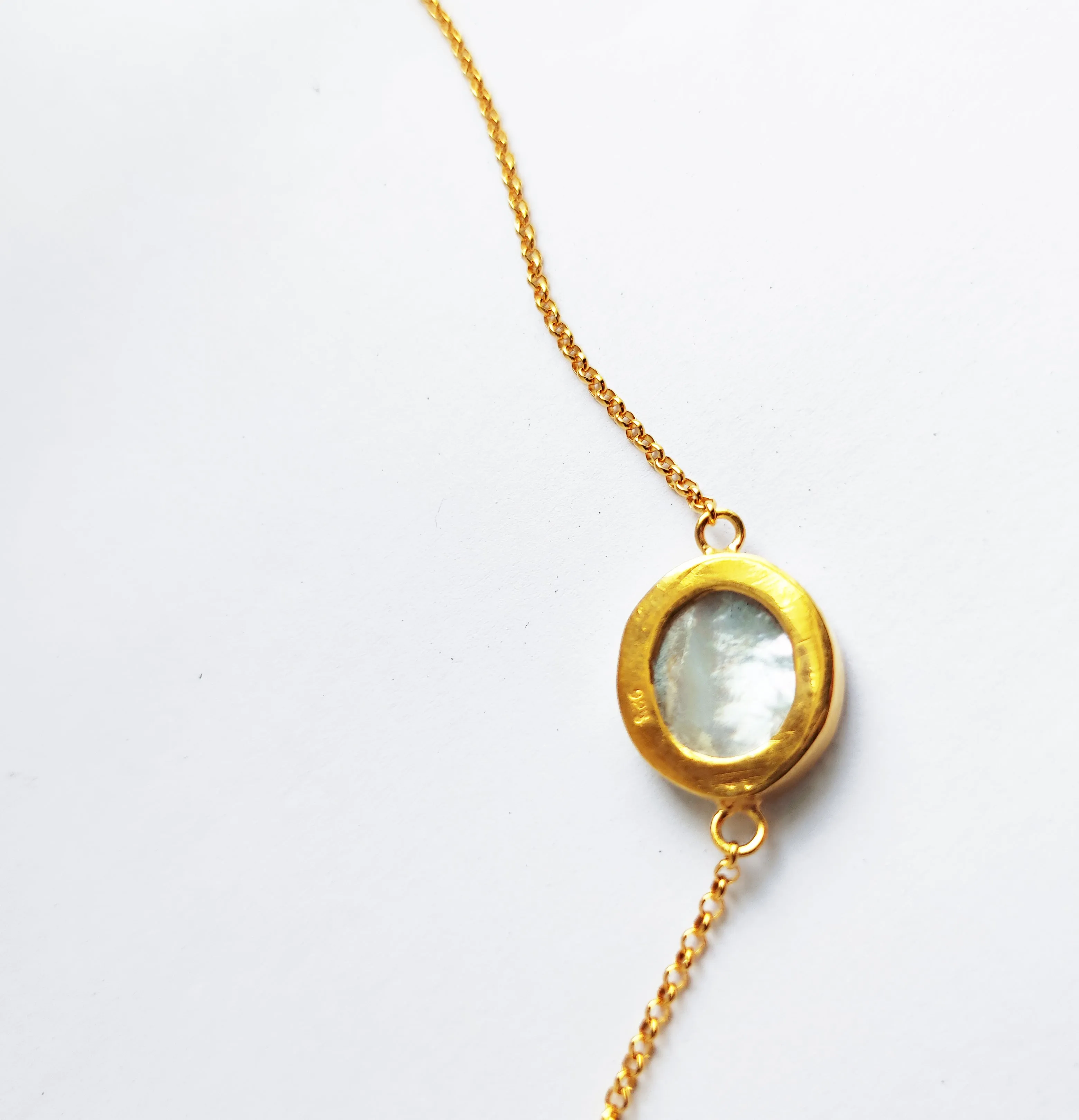 Dainty Gold Pearl Bracelet