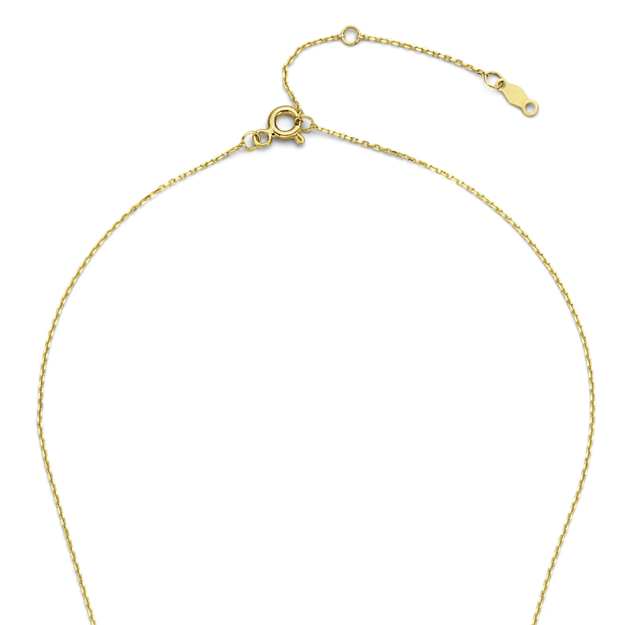 De la Paix Hanaé 14 karat gold necklace with diamond 0.08 carat