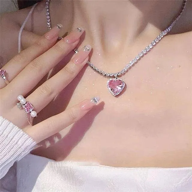 Enigmatic Neo-Gothic Heart Necklace