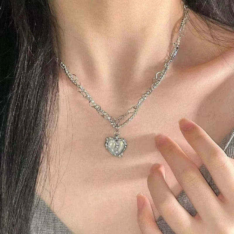 Enigmatic Neo-Gothic Heart Necklace