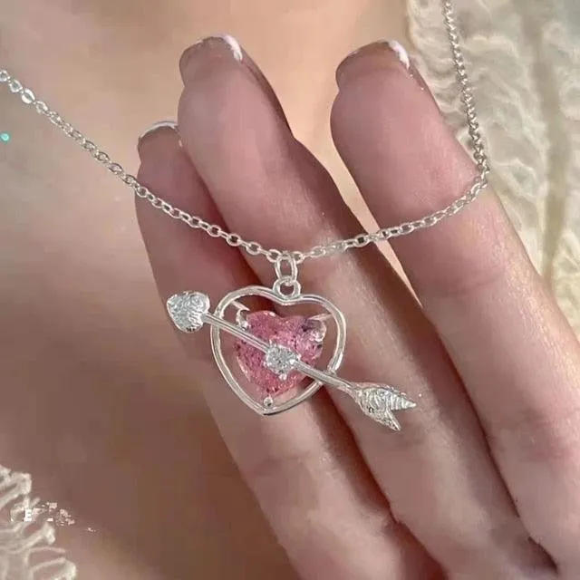 Enigmatic Neo-Gothic Heart Necklace