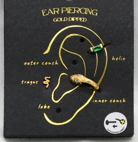 Flatback Stud Set Earrings with snake