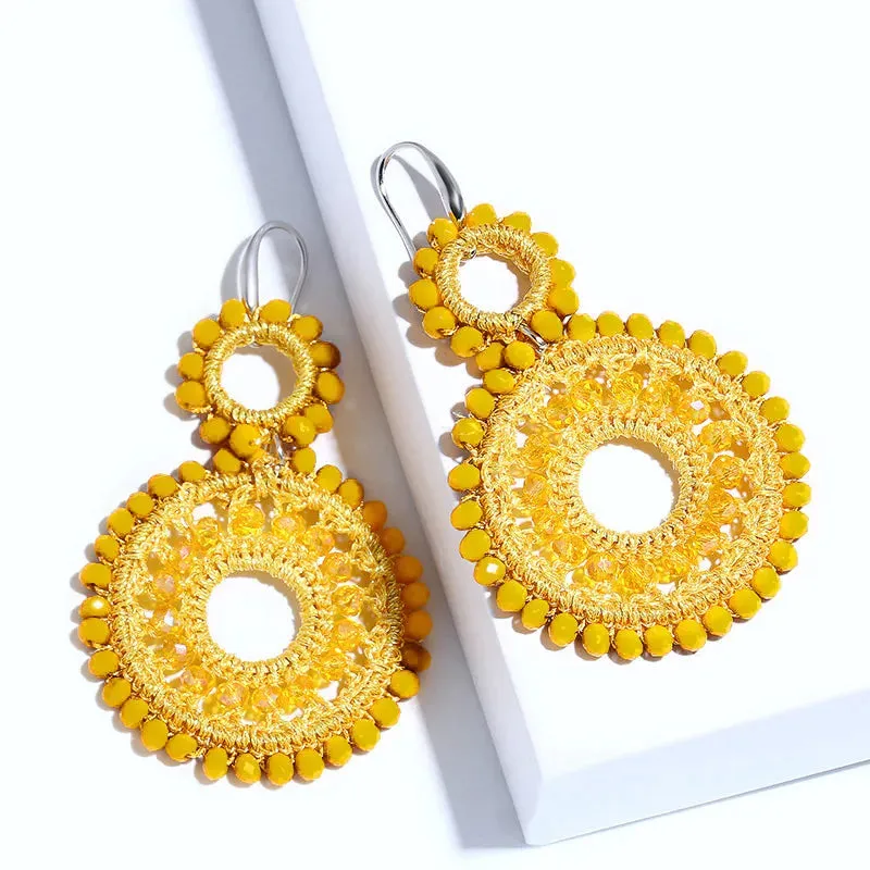 FLOLA Handmade Beaded Earrings