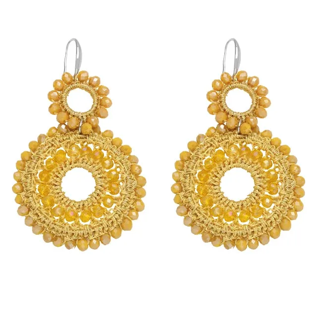 FLOLA Handmade Beaded Earrings