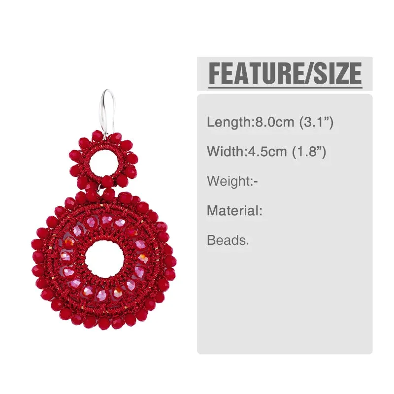 FLOLA Handmade Beaded Earrings