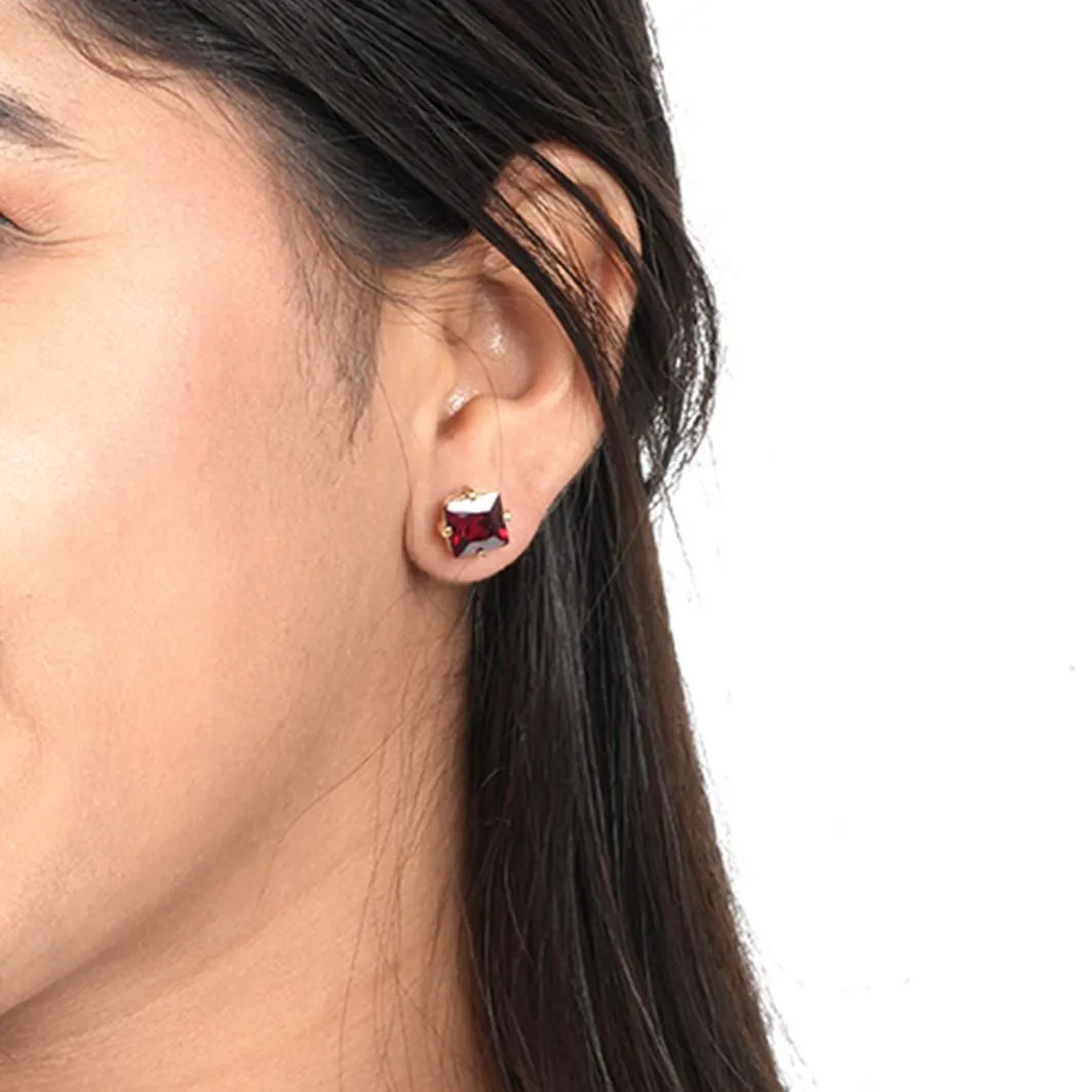 Golden Seeking Solace Stud Earrings