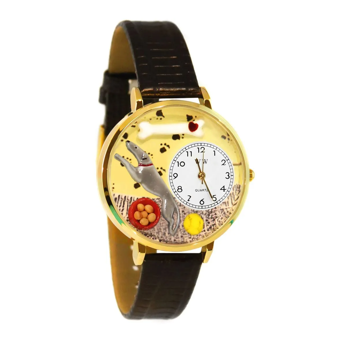 Greyhound 3D Dog Watch Large Style