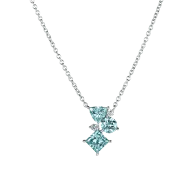 Joyful blue necklace