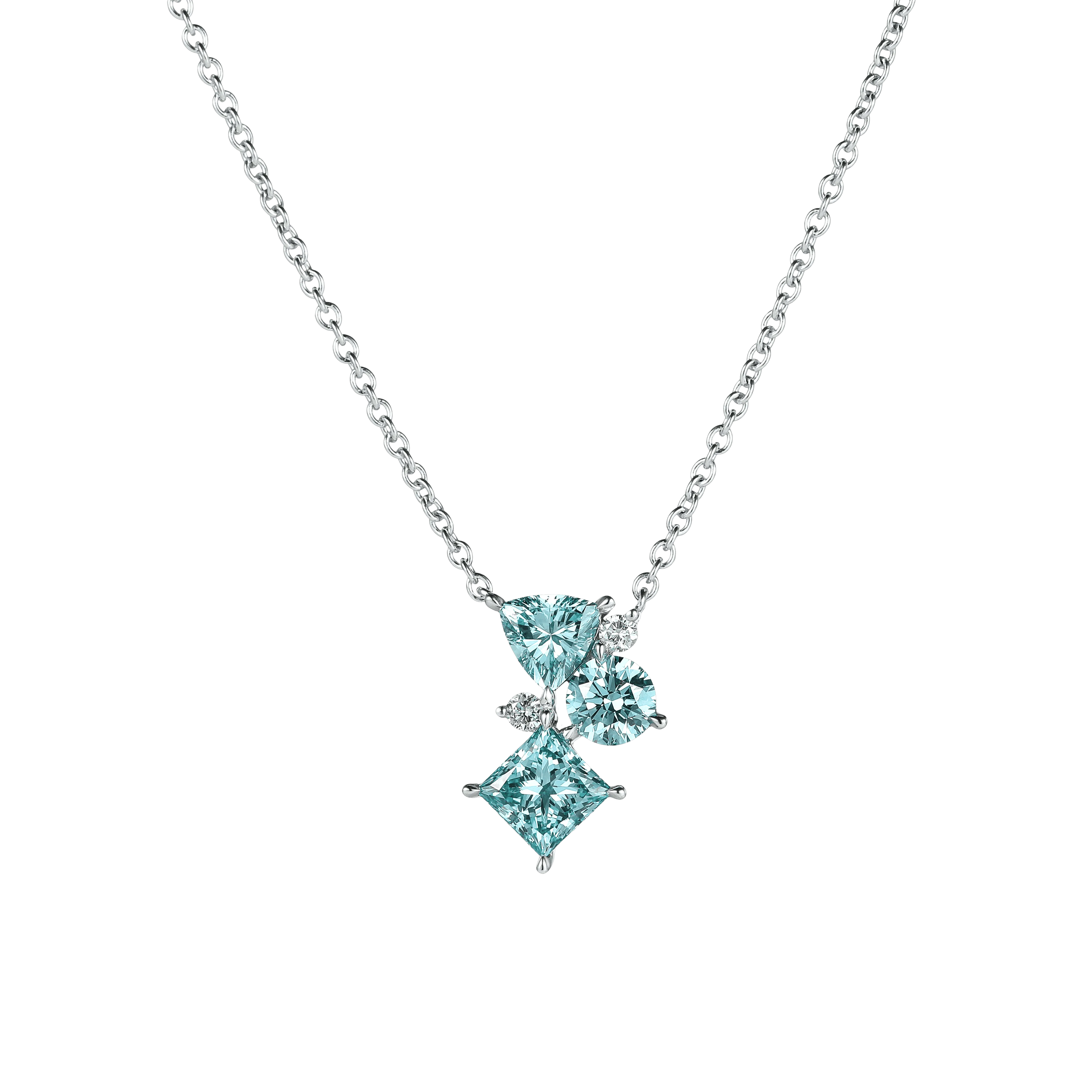 Joyful blue necklace