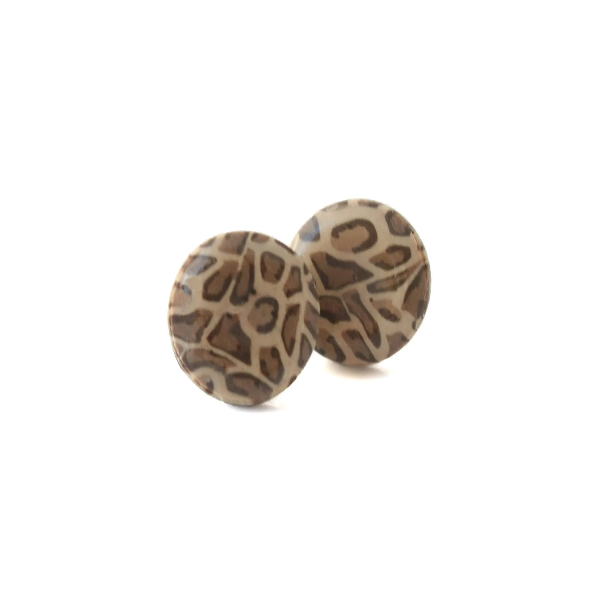 Leopard Print Stud Earrings for Women | Mix & Match