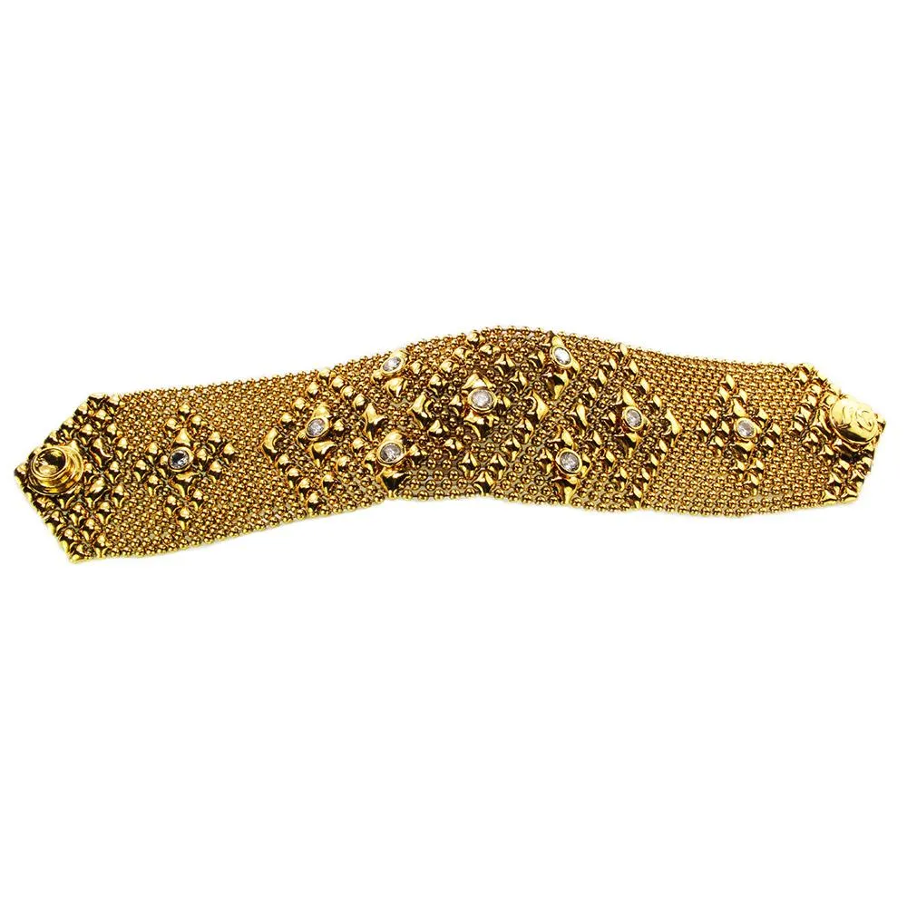 LIQUID METAL TB32Z-AG ANTIQUE GOLD FINISH BRACELET