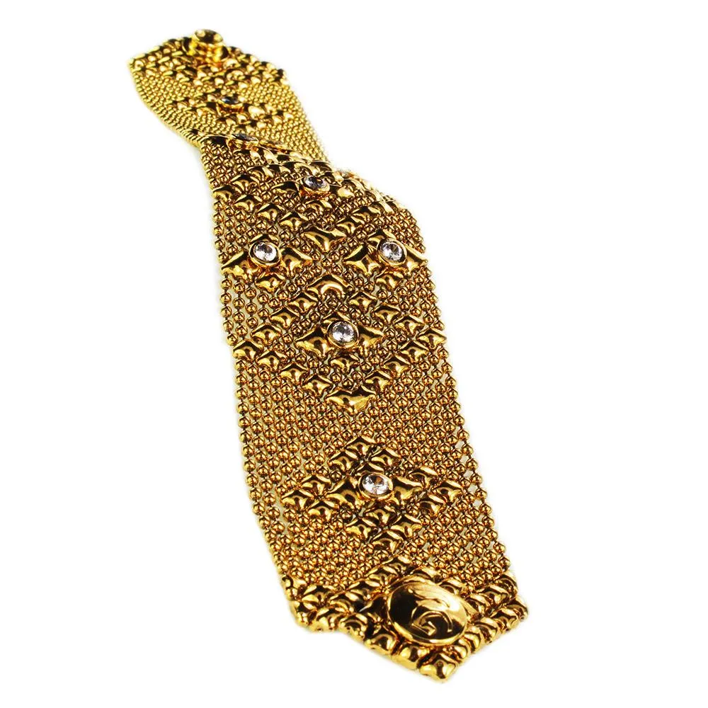 LIQUID METAL TB32Z-AG ANTIQUE GOLD FINISH BRACELET
