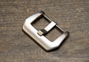 Matte/ Brushed stainless steel "Panerai style" buckle