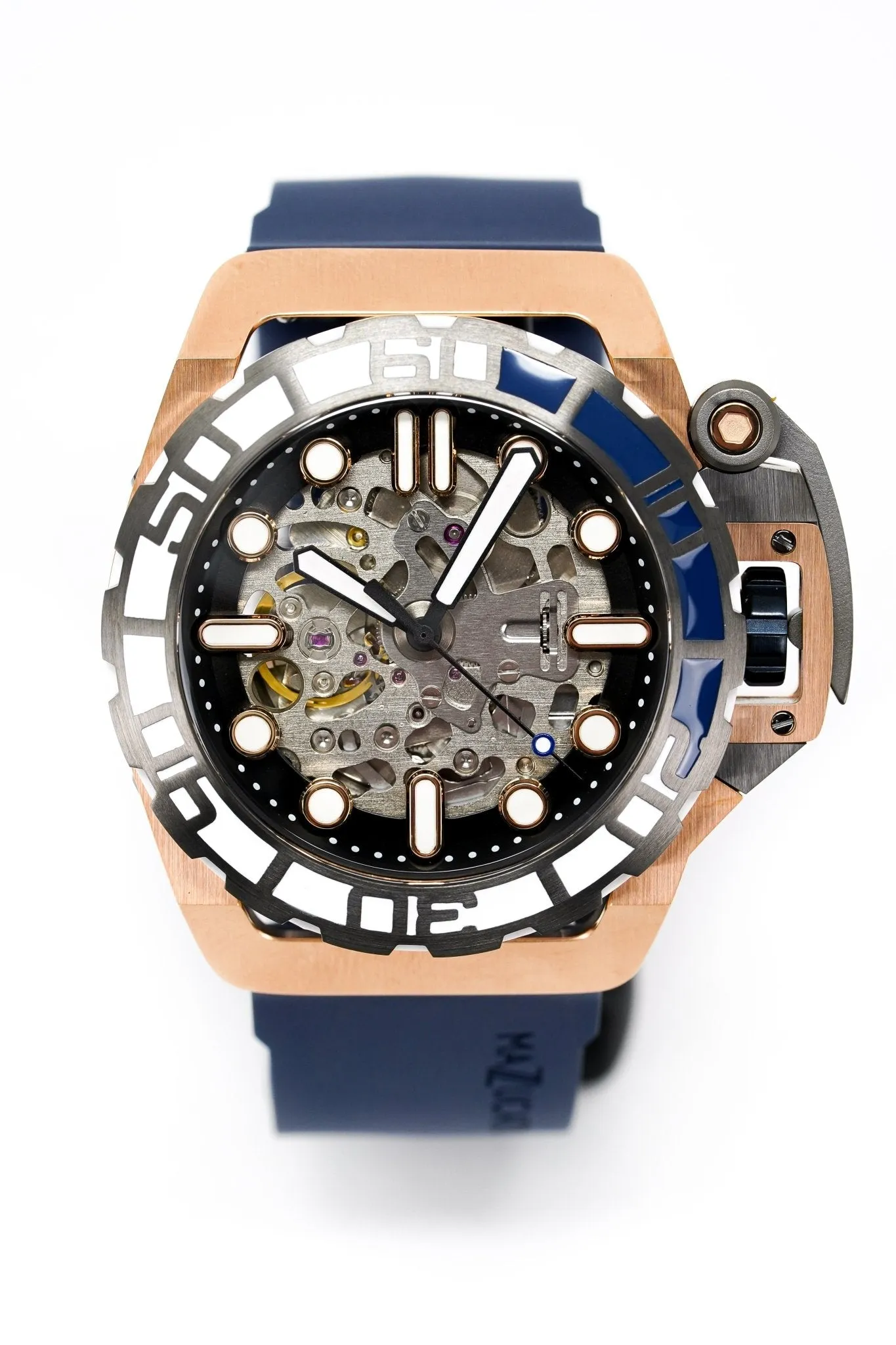 Mazzucato RIM SUB Men's Automatic Watch Blue SK2-RG