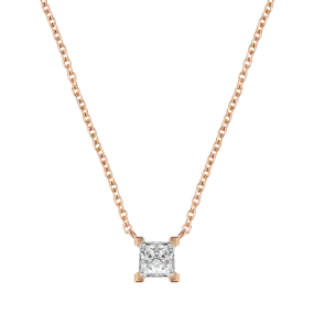 Mercury solitaire necklace 0.2ct