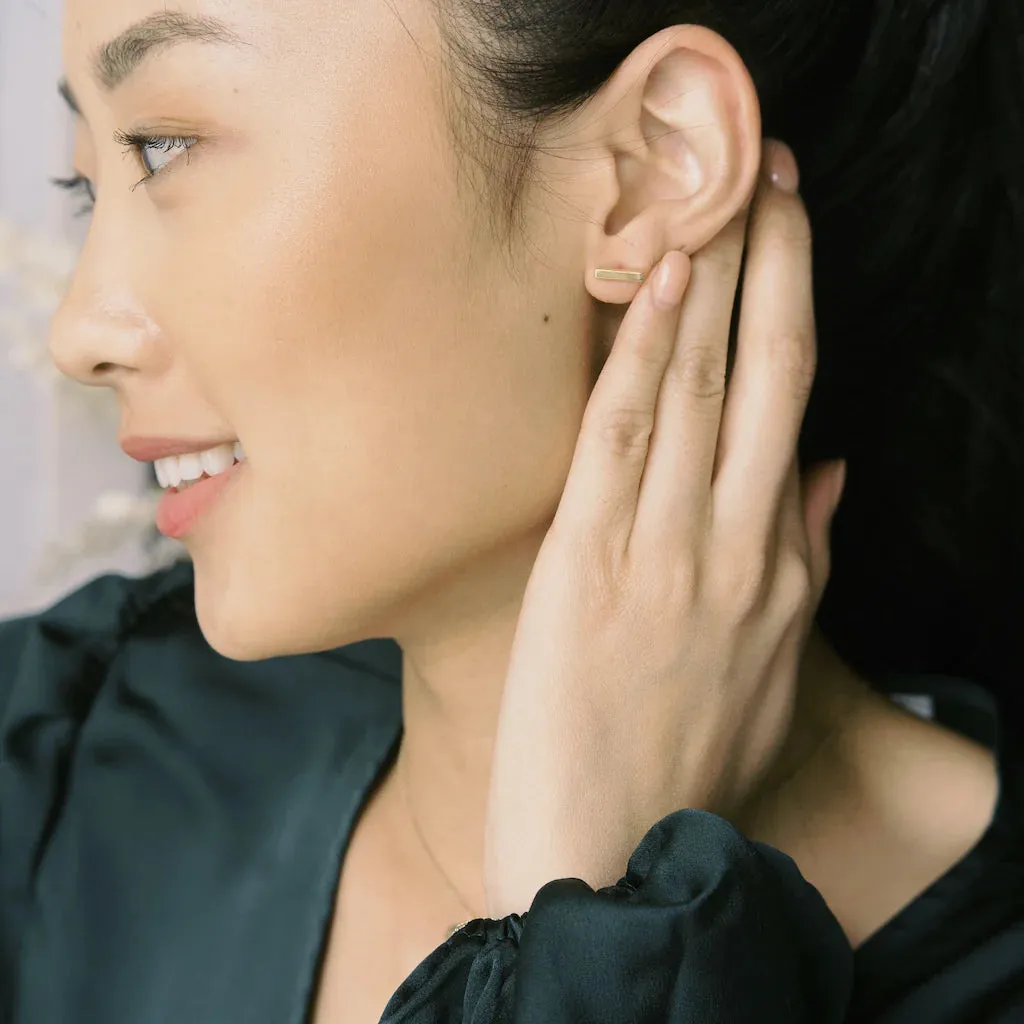 midi bar earrings