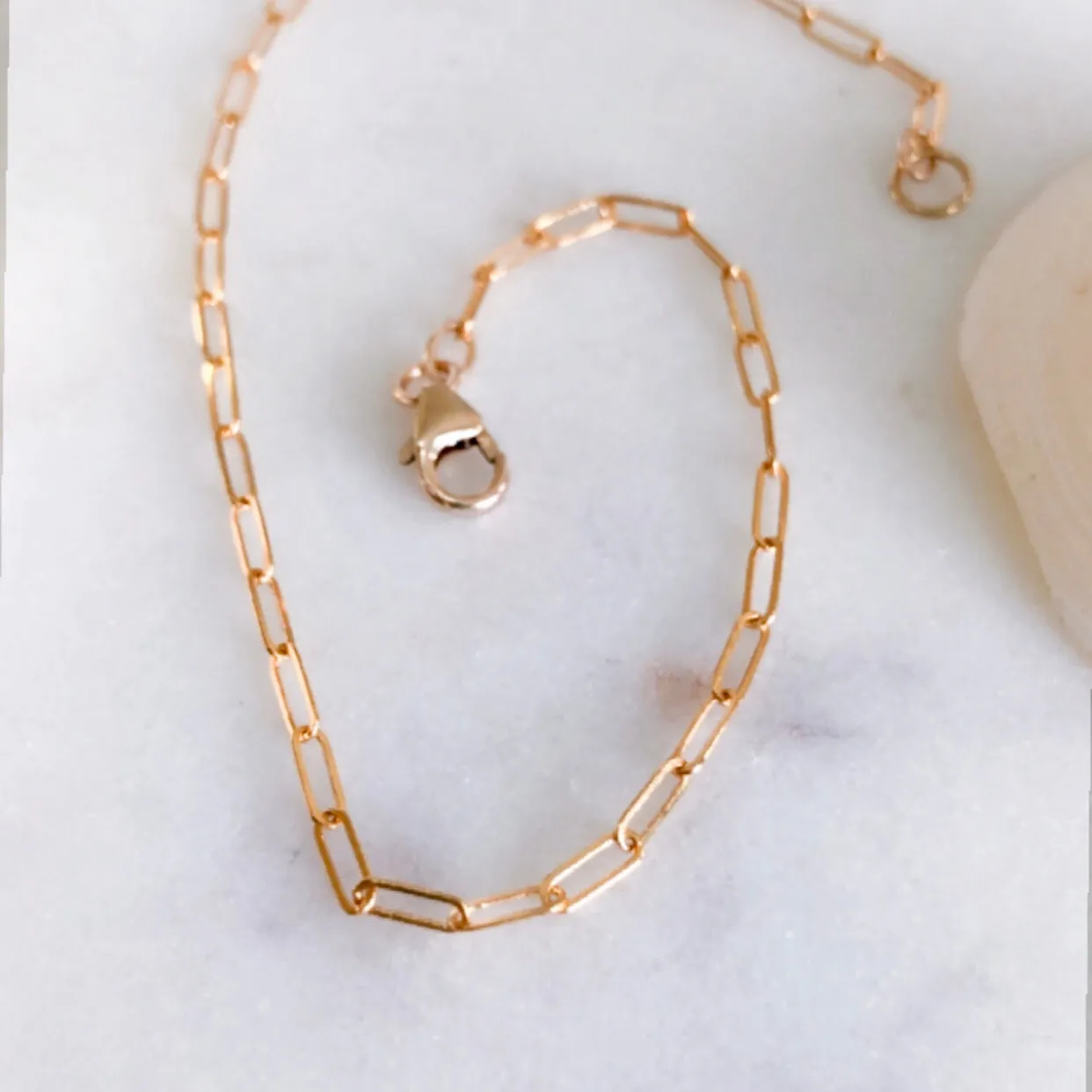 Mila Gold Anklet •  14k Gold Filled