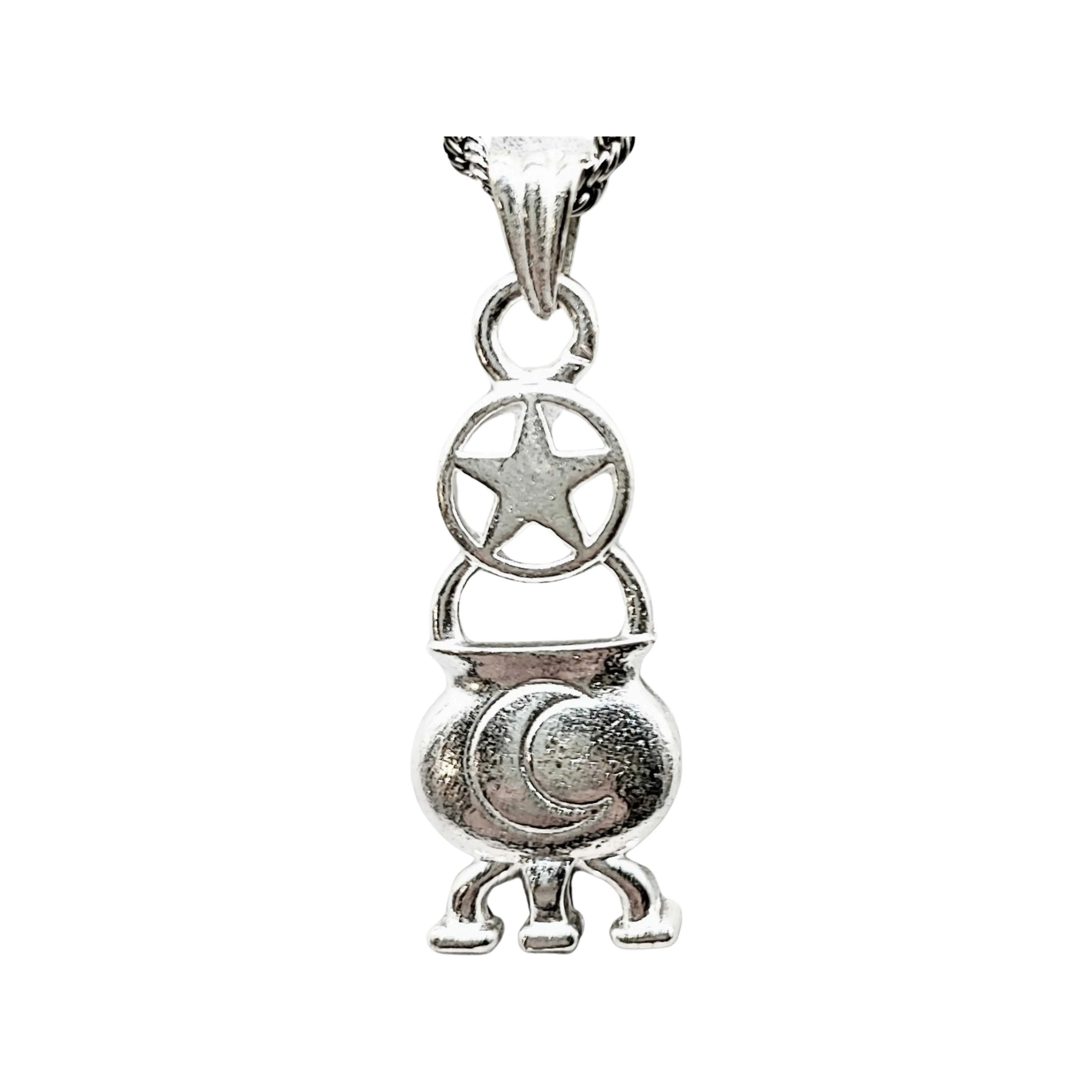 Necklace -Witches Cauldron -Silver