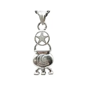 Necklace -Witches Cauldron -Silver