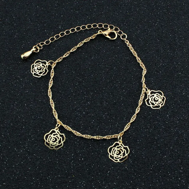 New Arrived temperament Double Layer Anklets