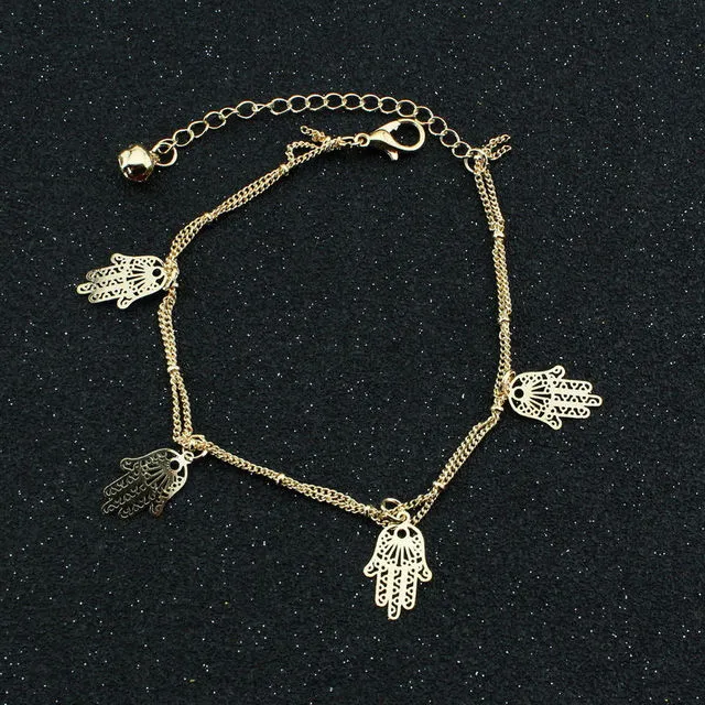 New Arrived temperament Double Layer Anklets